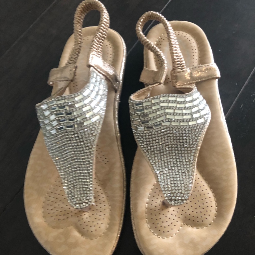 Sparkly sandals